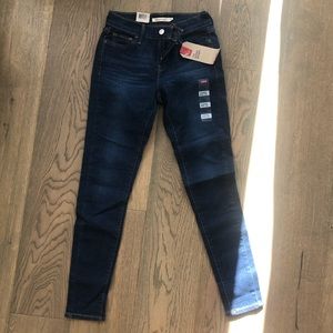 Levi’s 710 super skinny jeans- dark blue